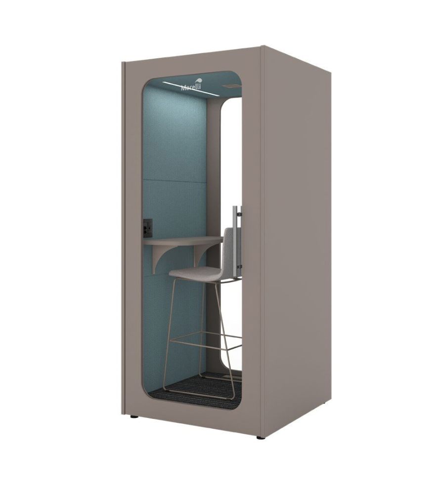 Cabina Talbot 1 Persona Puerta Madera