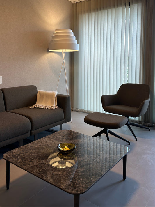 Mesa de Centro Melbourne Cuadrada 87 x 87 cm