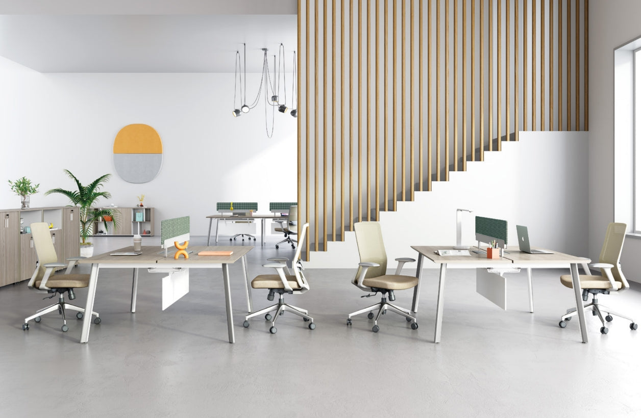 Isla Operativa Nora - 2 Puestos 140 X 70 cm c/u