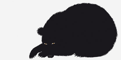 Serigrafia Sei, l'Orso by Enzo Mari - Danese Milano