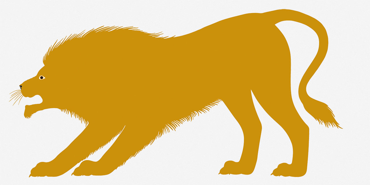 Serigrafia Sette, il Leone by Enzo Mari - Danese Milano