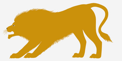 Serigrafia Sette, il Leone by Enzo Mari - Danese Milano