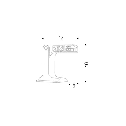 Calendario perpetuo Timor by Enzo Mari - Danese Milano