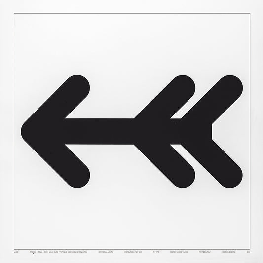 Serigrafia Undici, Freccia by Enzo Mari - Danese Milano